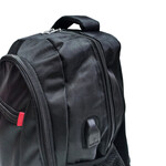 Mochila Flb Portanotebook Impermeable 18 1926 Negra  Usb